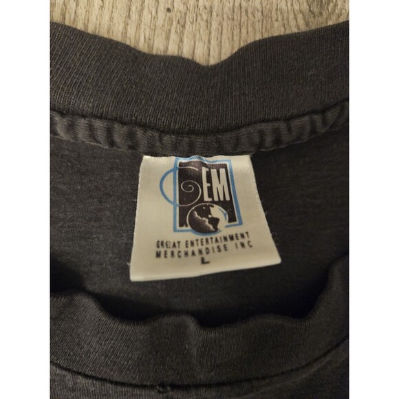 Vintage 1995  Elton John Billy Joel Tour TShirt LARGE Black Single Stitch USA - Picture 4 of 9